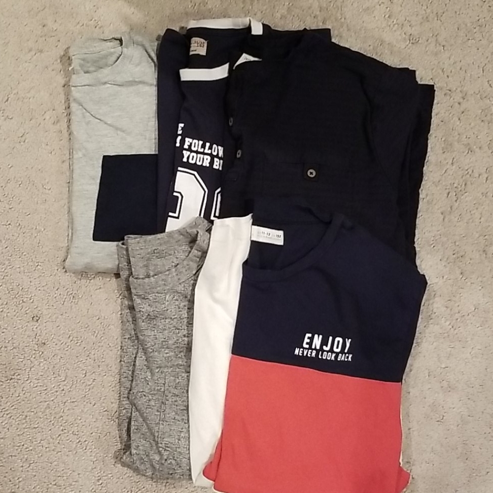 Boys Zara/Uniqlo Tops size 11/12